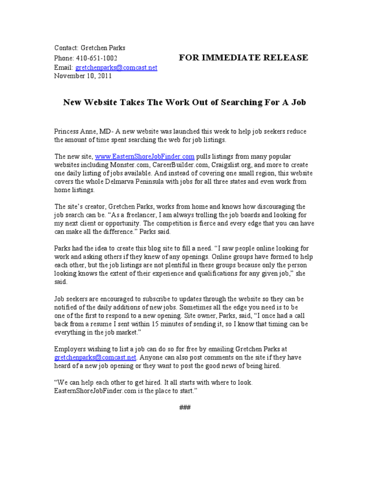 the pocomoke public eye 11 6 11 11 13 11 princess anne press release - Where Can Employers Search Resumes For Free the pocomoke public eye 11 6 11 11 13 11 princess anne press release - Where Can Employers Search Resumes For Free