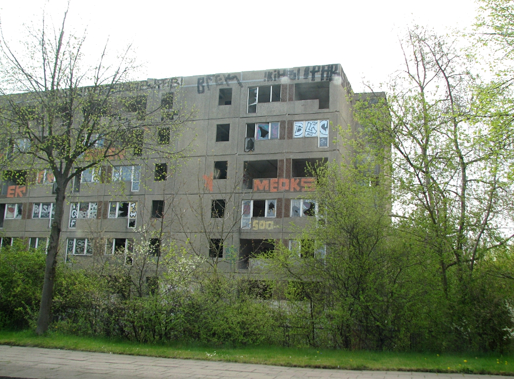 Ghost Funfair A Few Abandoned Houses Berlin Germany