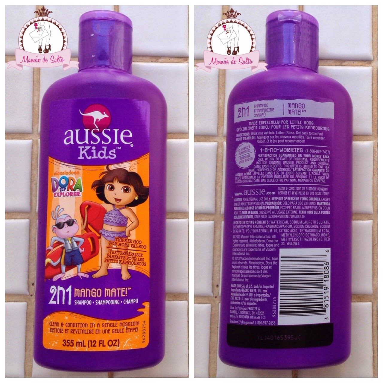 resenha shampoo aussie kids - blog Mamãe de Salto