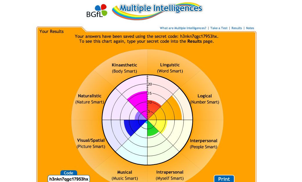 Jack's learning blog: multiple Intelligences