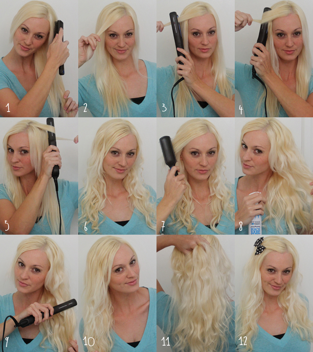Messy Beach Waves Tutorial How To Curl Your Hair With A ... Messy Beach Waves Tutorial How To Curl Your Hair With A ...