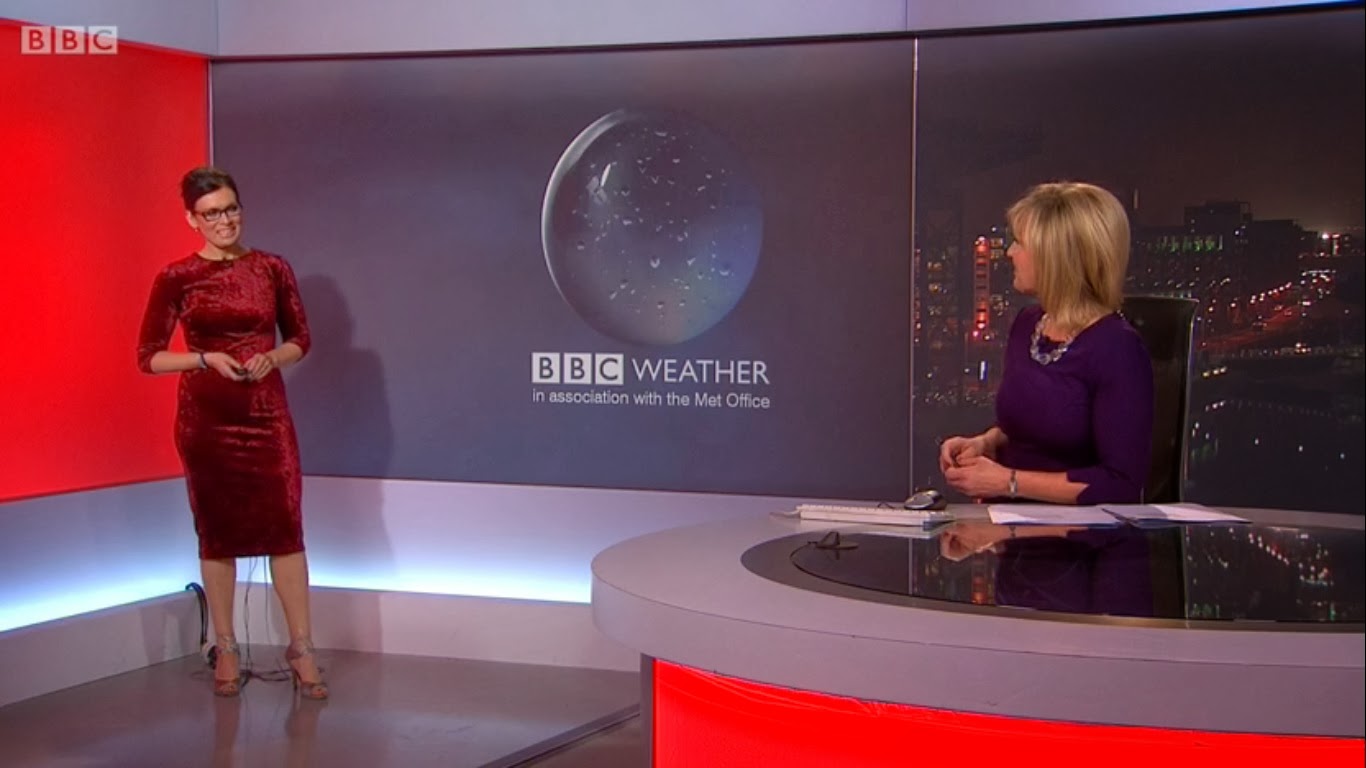 UK Regional News Caps Judith Ralston BBC Reporting Scotland Weather