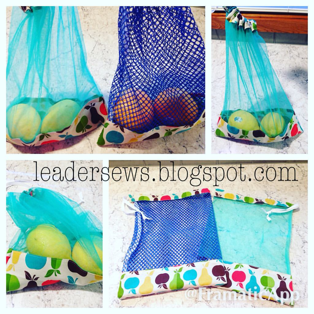 Leader Sews DIY Produce Bag (full tutorial)