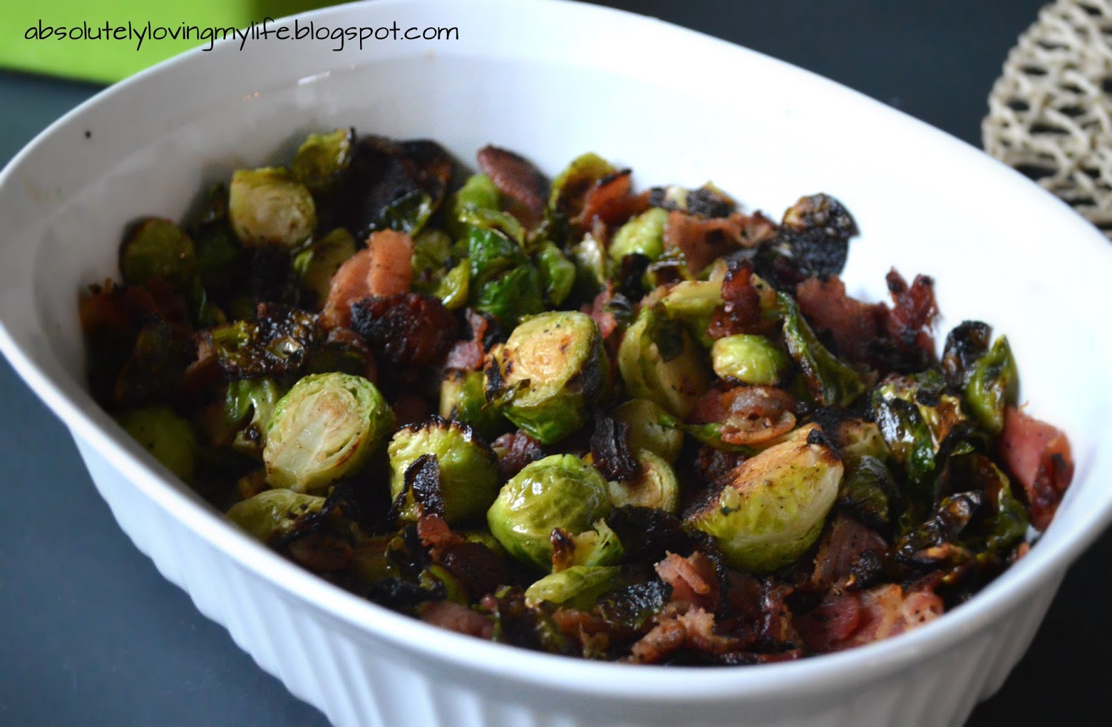 Loving Life PanFried Brussel Sprouts with Bacon