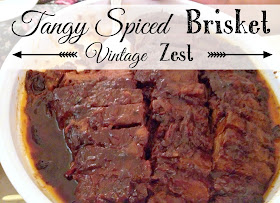 Tangy Spiced Brisket on Diane's Vintage Zest!