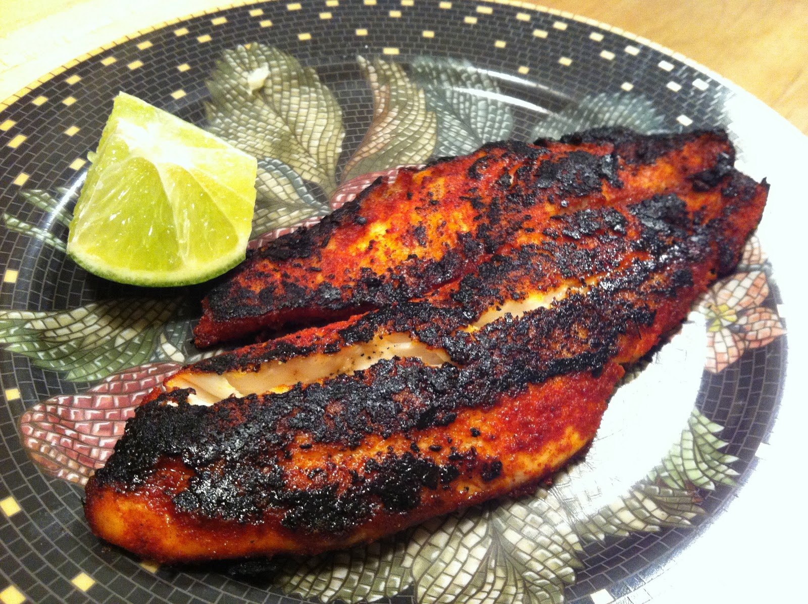 David Doesn't Bake Blackened Tilapia