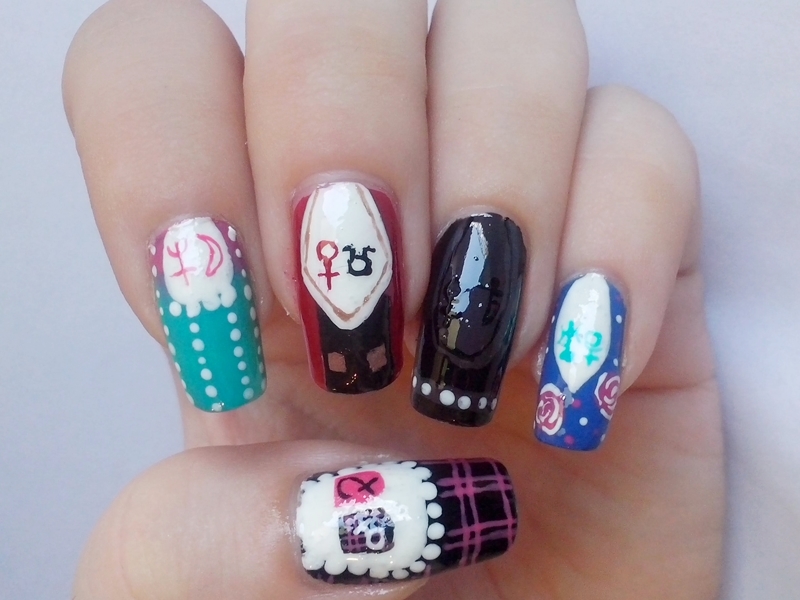 Matching Manicure: Inspired By A Video Game - Alice Madness Returns Nails