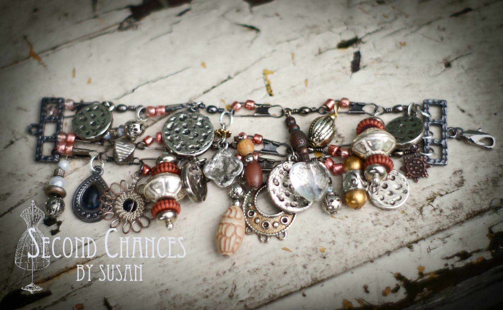 Second Chances by Susan Fishing Swivel Charm Bracelet
