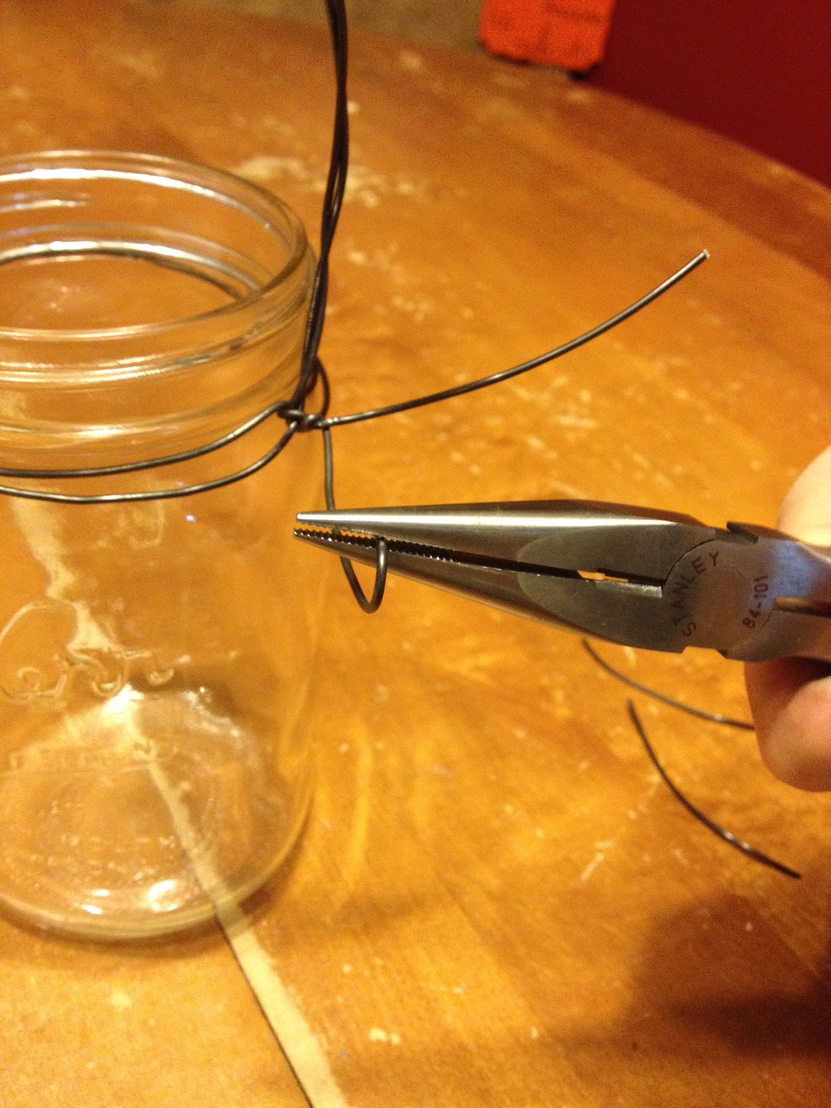 Crafty Night Owls Turn a New/Used Mason Jar into a Lantern Wire