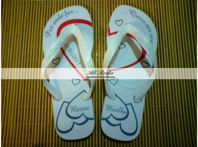 sandálias havaianas para casamento