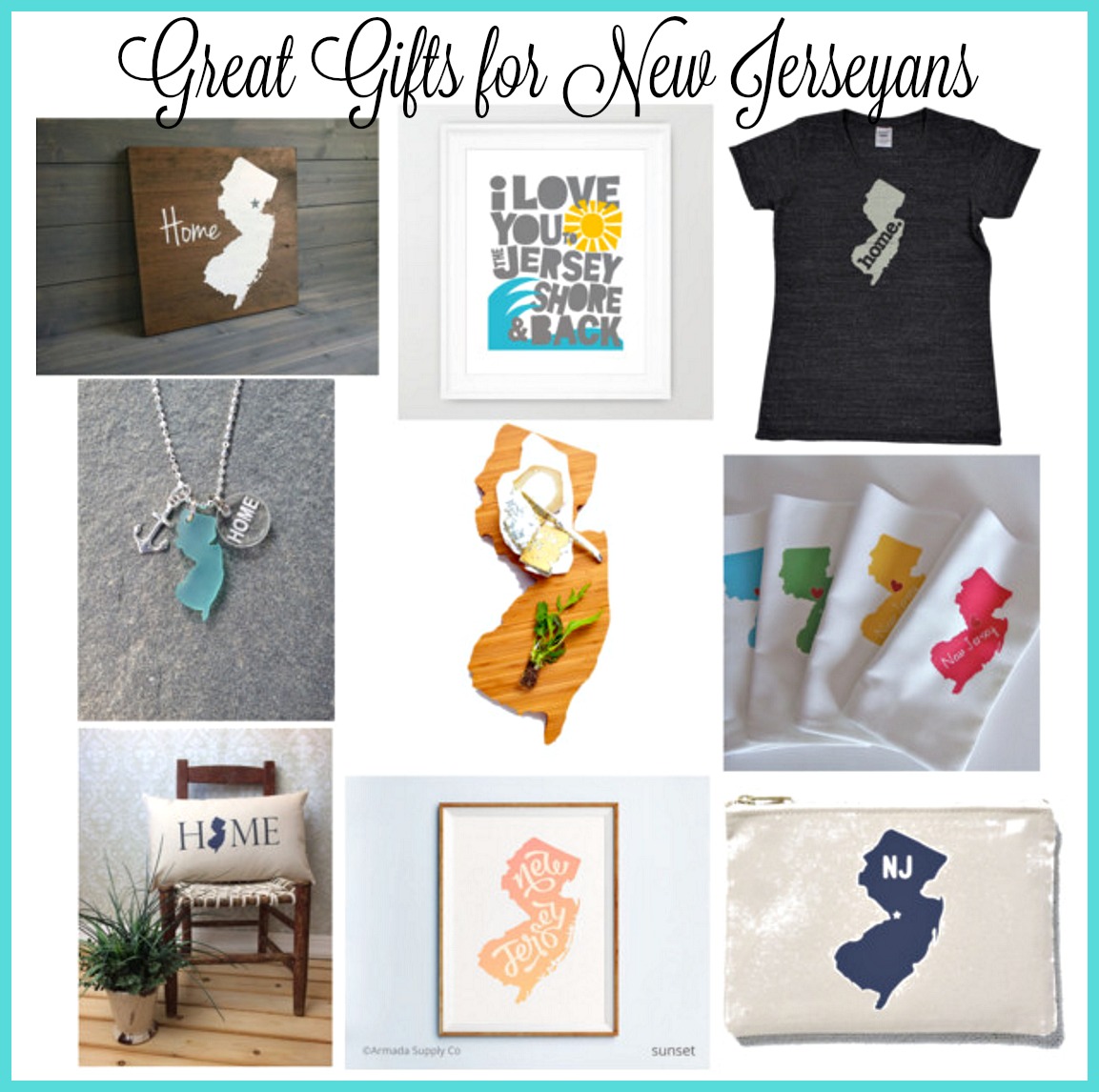 Gifts for People Who Love New Jersey Pieces of a Mom