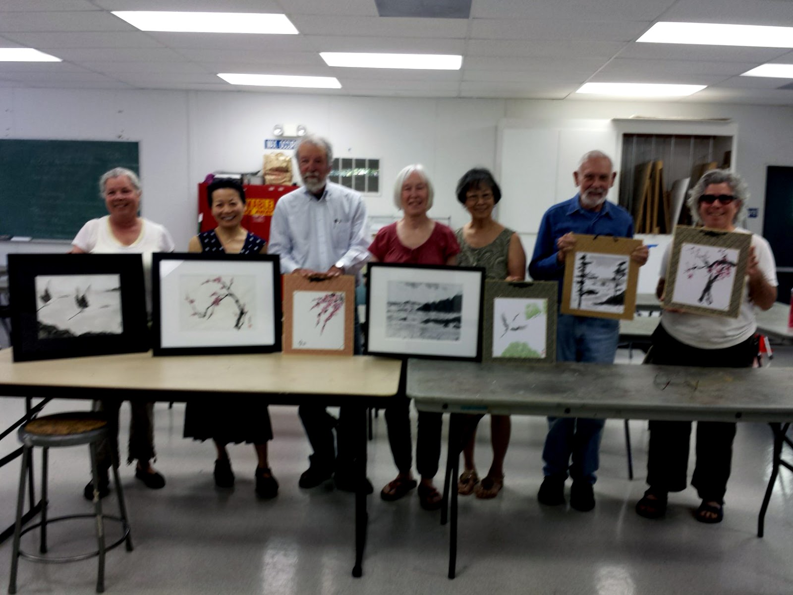 Fumiyo Yoshikawa Walnut Creek Civic Arts Shadelands Sumi E