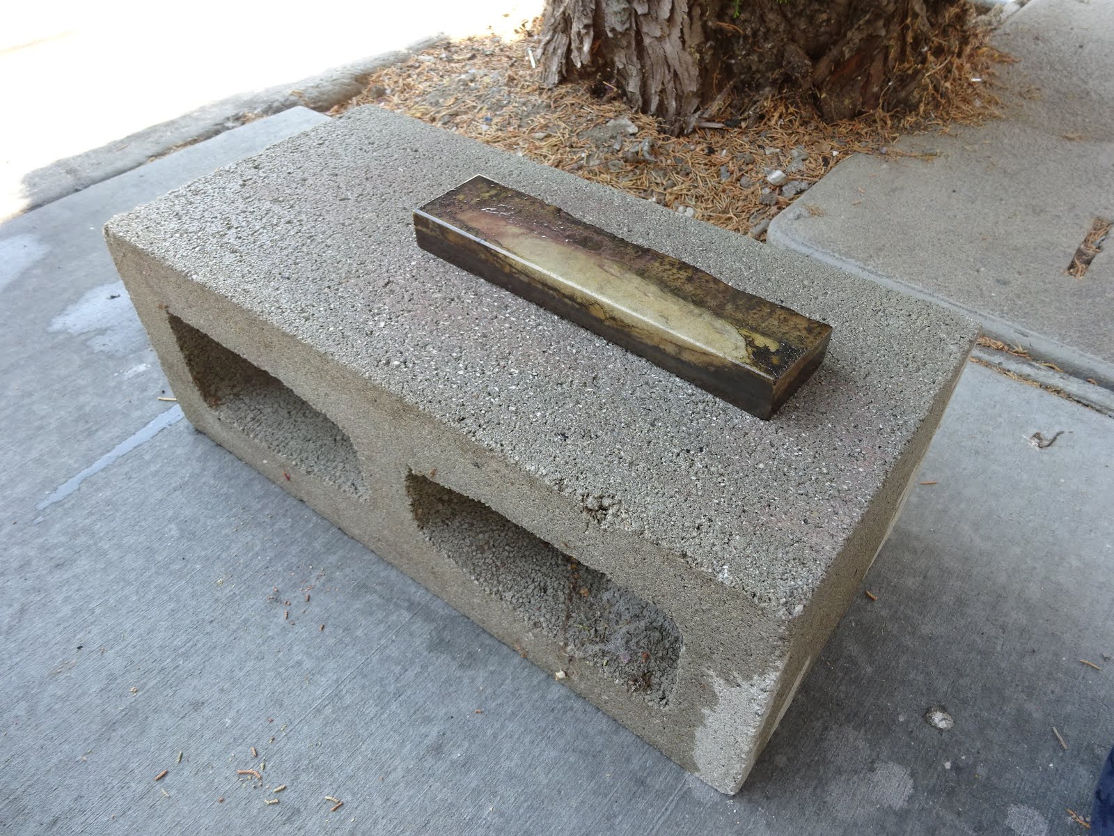 Woodworking in a Tiny Shop Rehabilitating an Old Oil Stone