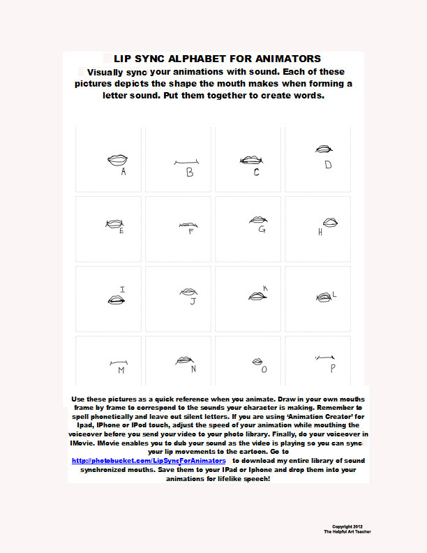 Animated Mouth Movements