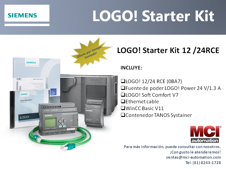 Automatizacion industrial, LOGO! starter Kit