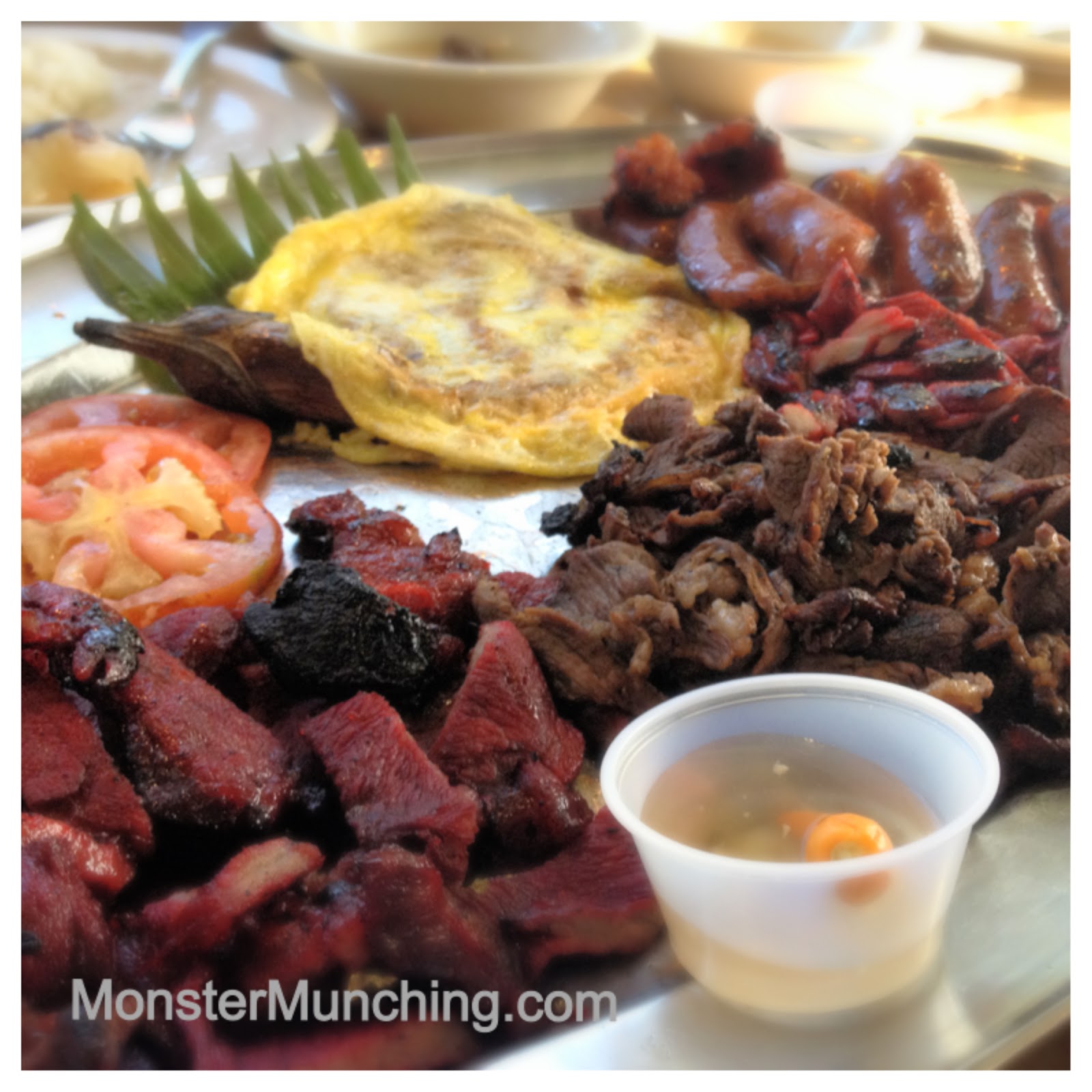 Monster Munching Breakfast Platter at SaloSalo Grill Cerritos