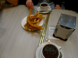 Churros and chocolate