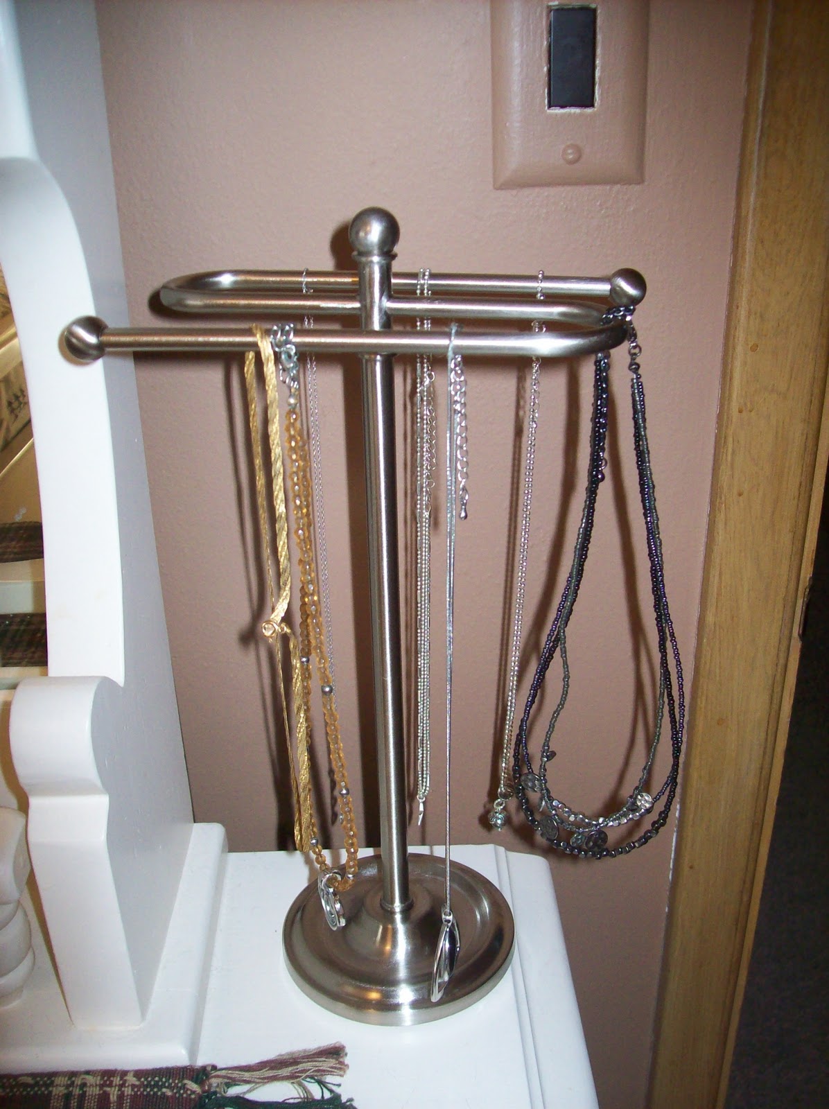 Repurposed Hand Towel Holder | Organized Clutter