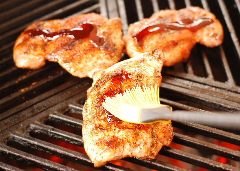Grilled Chicken with Barbecue Sauce