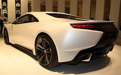 Lotus Esprit perfil traseiro