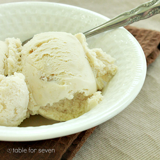 Banana Coconut Ice Cream • Table for Seven