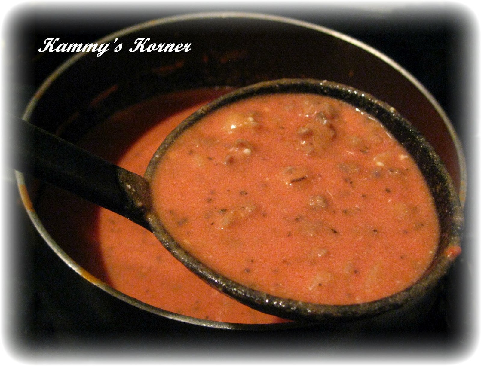 Kammy's Korner Creamy Sausage Tomato Soup