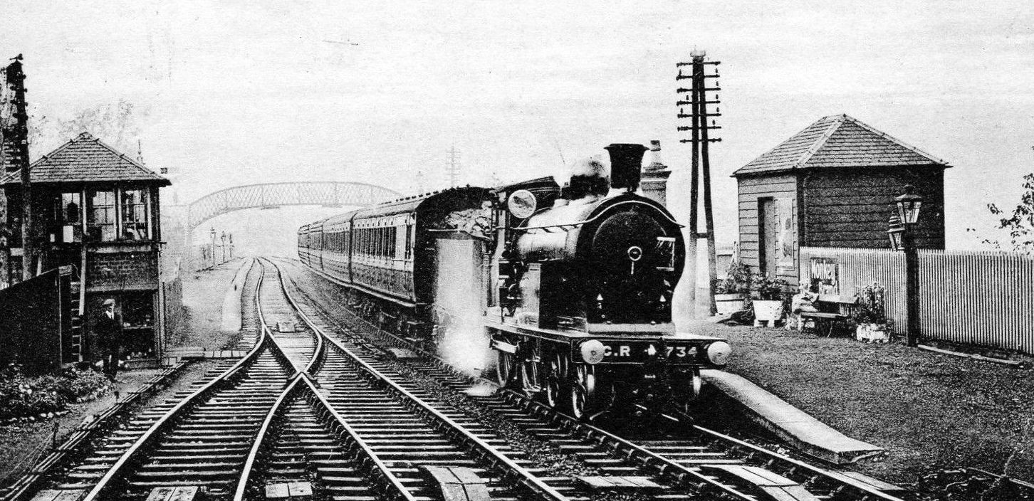 Tour Scotland Photographs Old Photograph Railway Station Langbank Scotland
