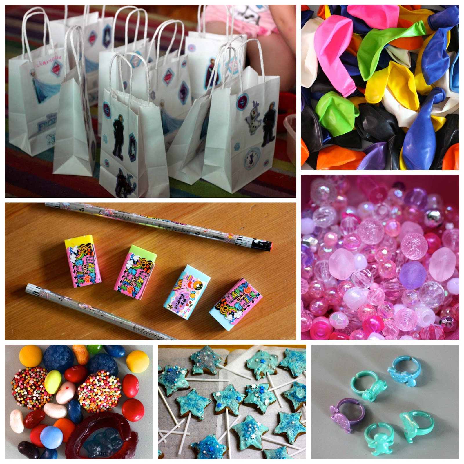 Decorating party bags Decorating party bags