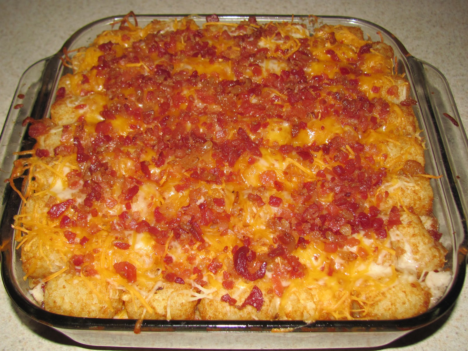 Holly's Stew Cheesy Bacon Tater Tot Casserole