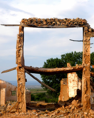 Casa en ruinas de Belchite Viejo