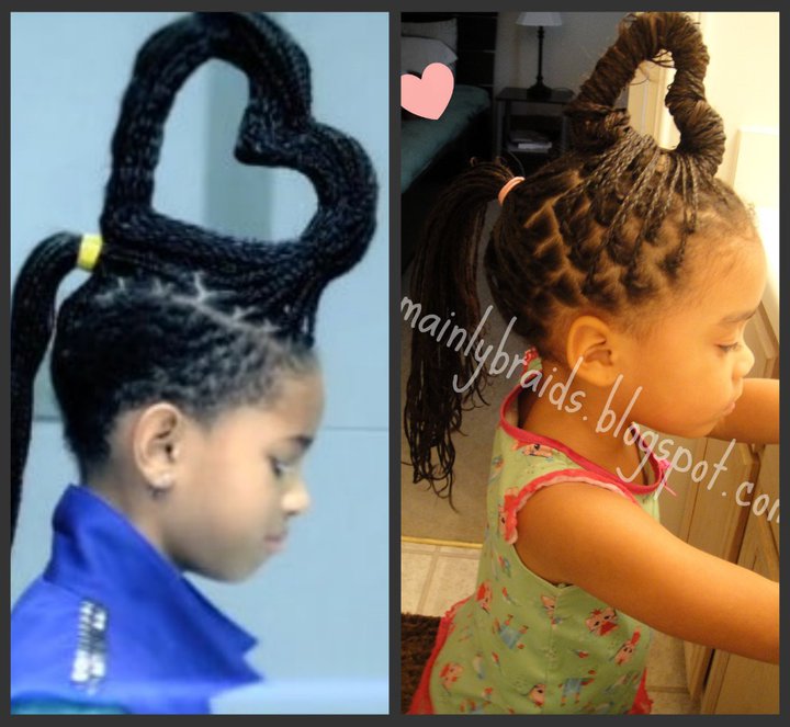 Braided Bun Hairstyle African American