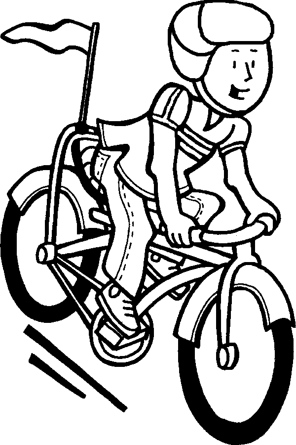 transmissionpress: Biking in the Summer Coloring Pages