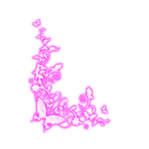 Photoscape & Effects and Tutorials Glowing Floral Effects