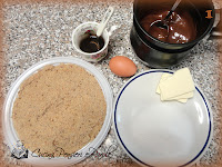 Crostata con cioccolato e farina di nocciole