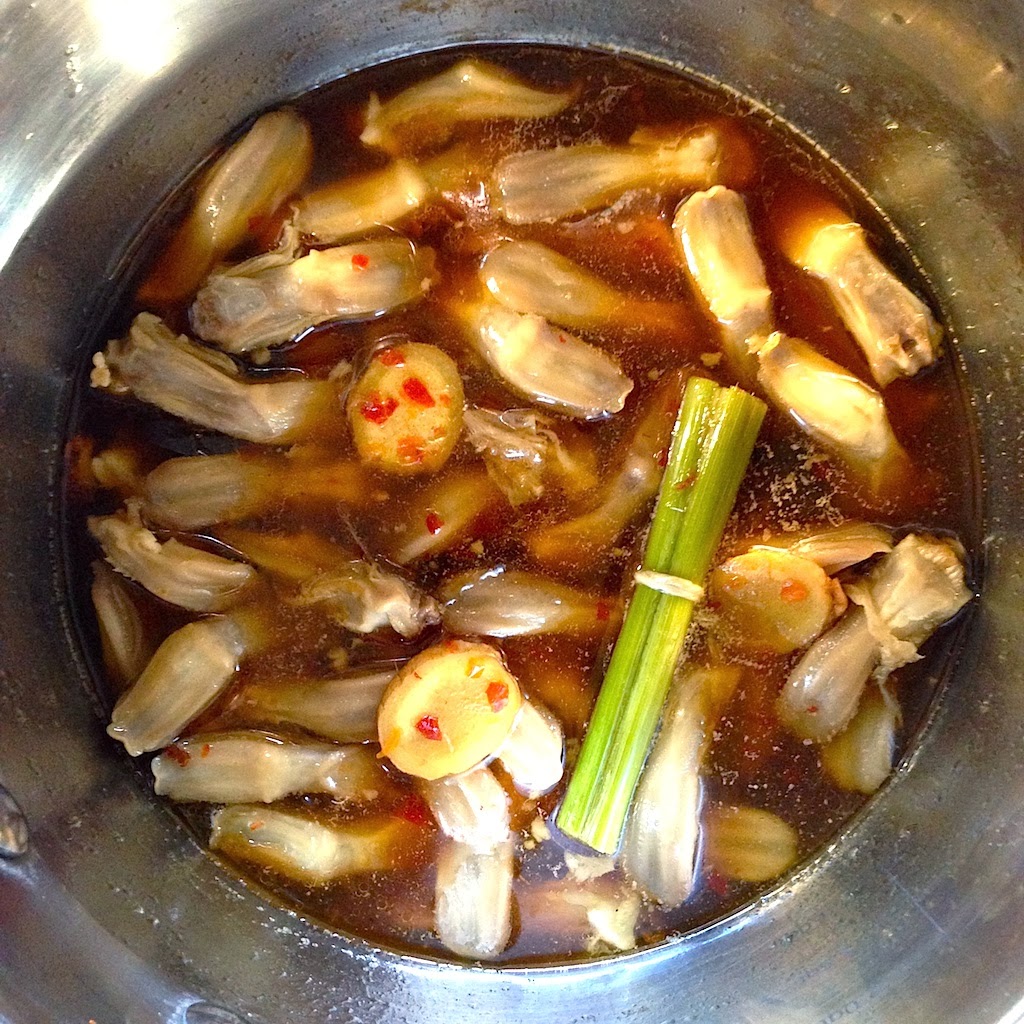 JULES FOOD... Duck Tongues. Two ways. Slow Simmer and Oven Braised
