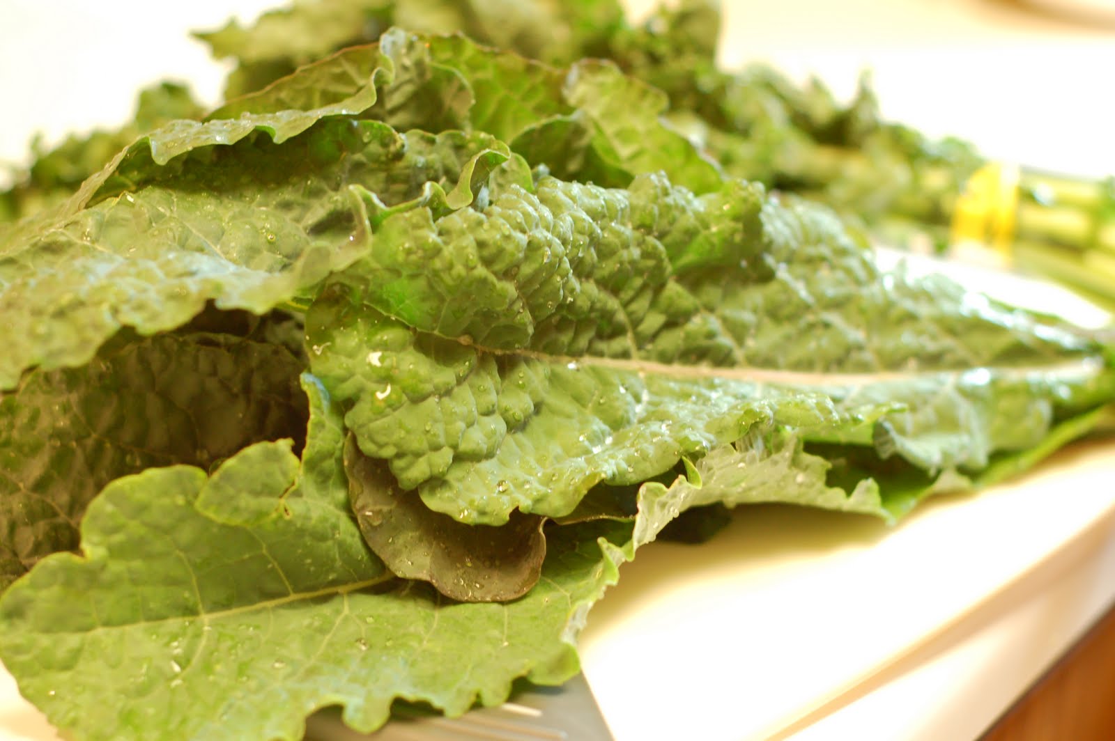Grilled Kale with Creamy Sesame Dressing lb's good spoon