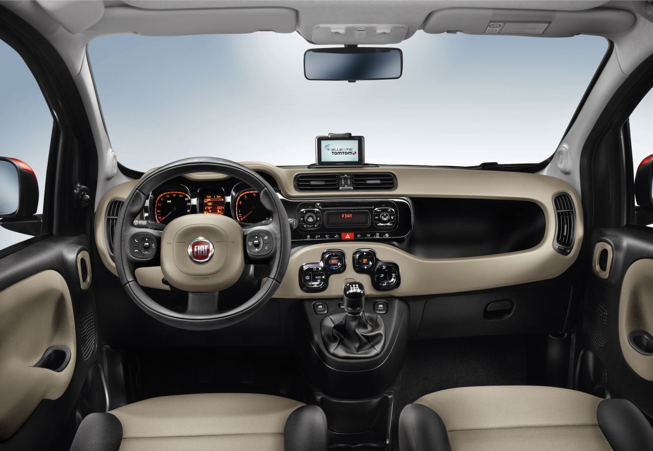 Revista Coche Imágenes del interior del nuevo Fiat Panda 2012