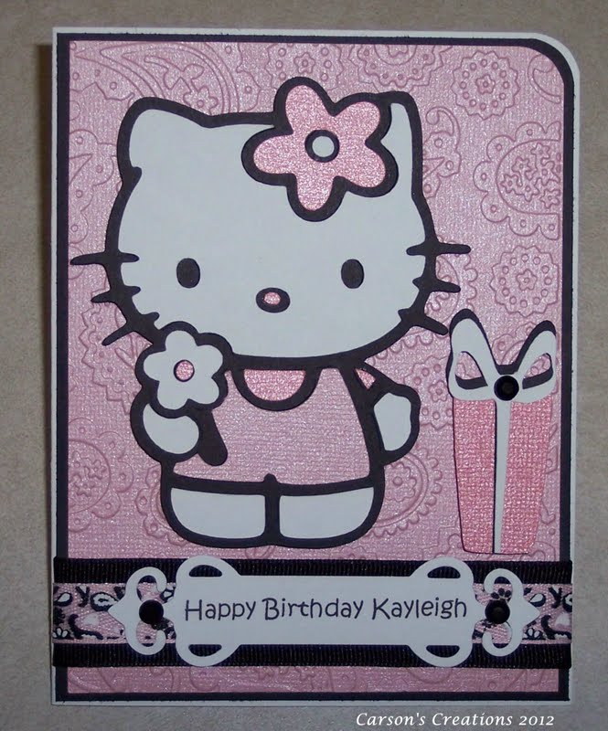 Carson's Creations Exploring Cricut Day with Hello Kitty