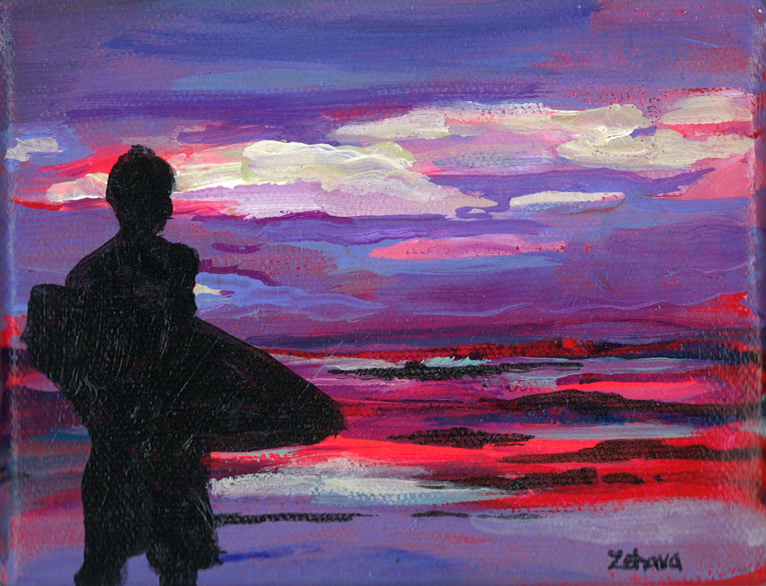Daina Scarola, Ocean Art Studio The Painted Silhouette