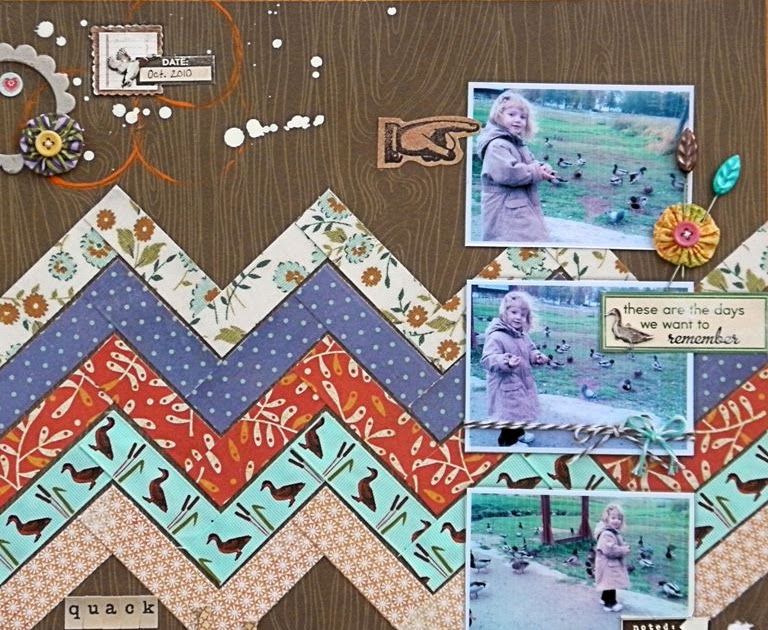 Eyelet Outlet Wednesday scrapbooking inspiration from Nicole