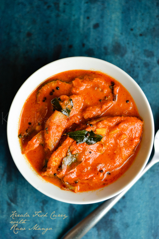 Meen Manga Curry | Kerala Fish Curry with Raw Mango | kurryleaves