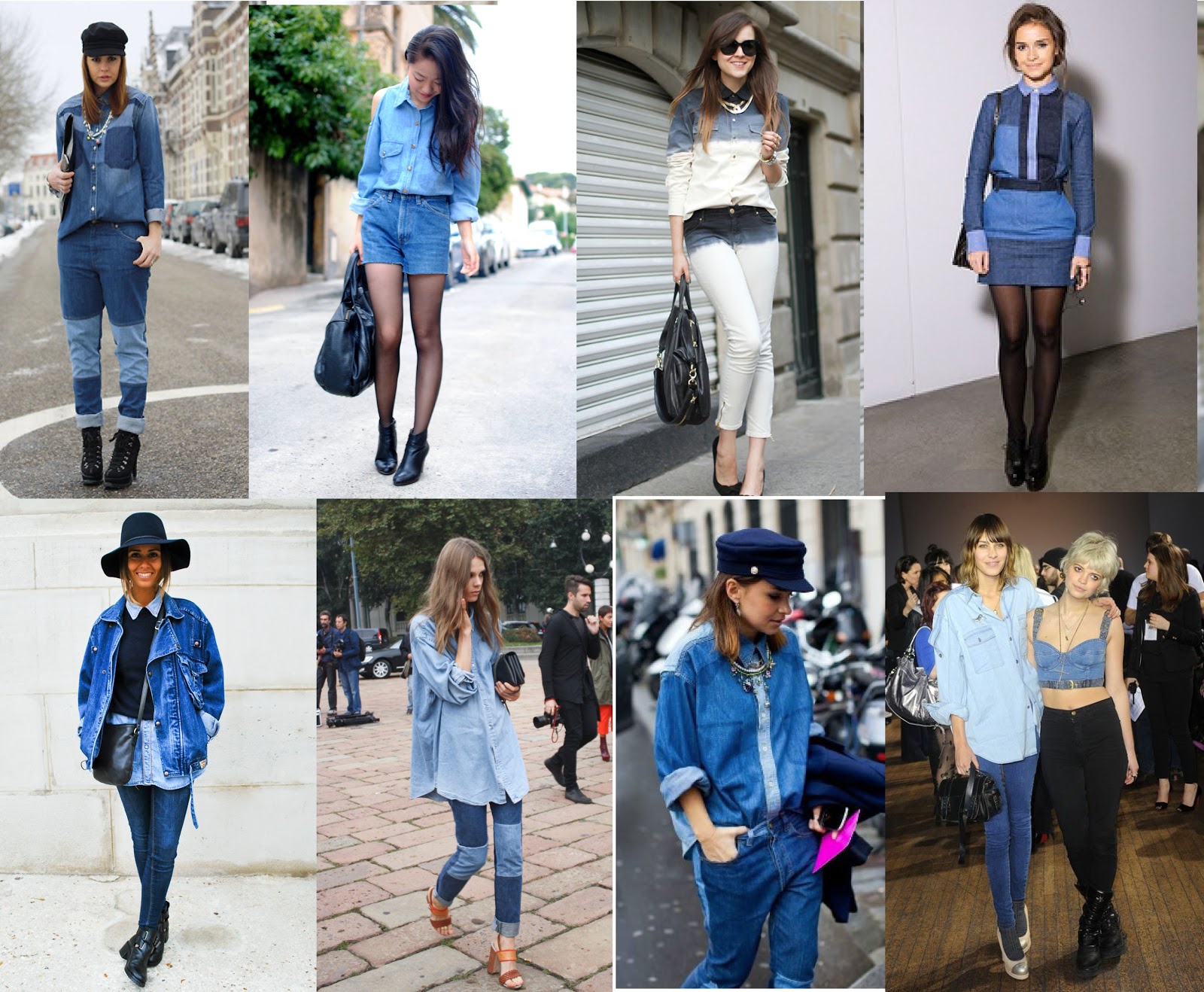 Dusty Petals How To Wear 'Double Denim.'