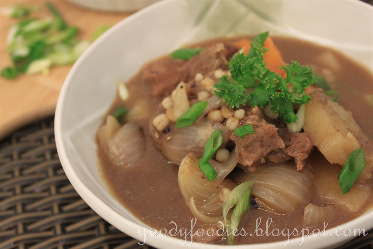 GoodyFoodies St. Patrick's Day Recipe Irish Lamb Stew (Delia Smith)