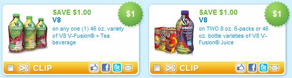 Great V8 coupons!