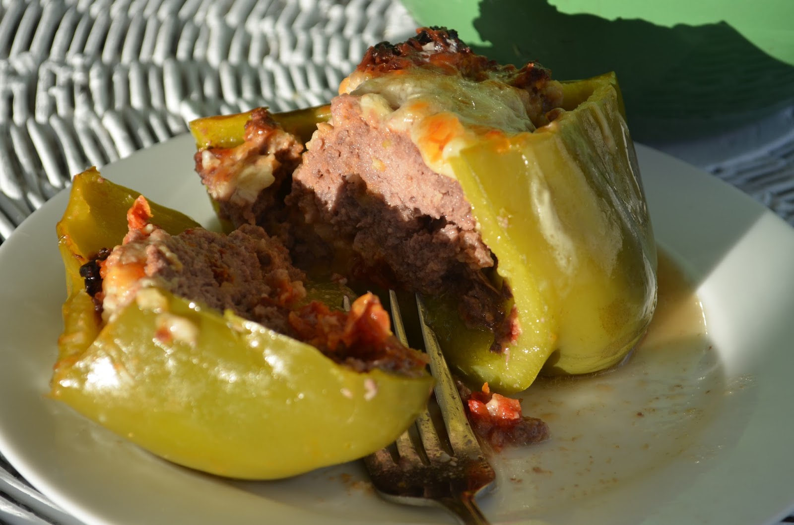 Sheilah's Kitchen Meatloaf Stuffed Peppers