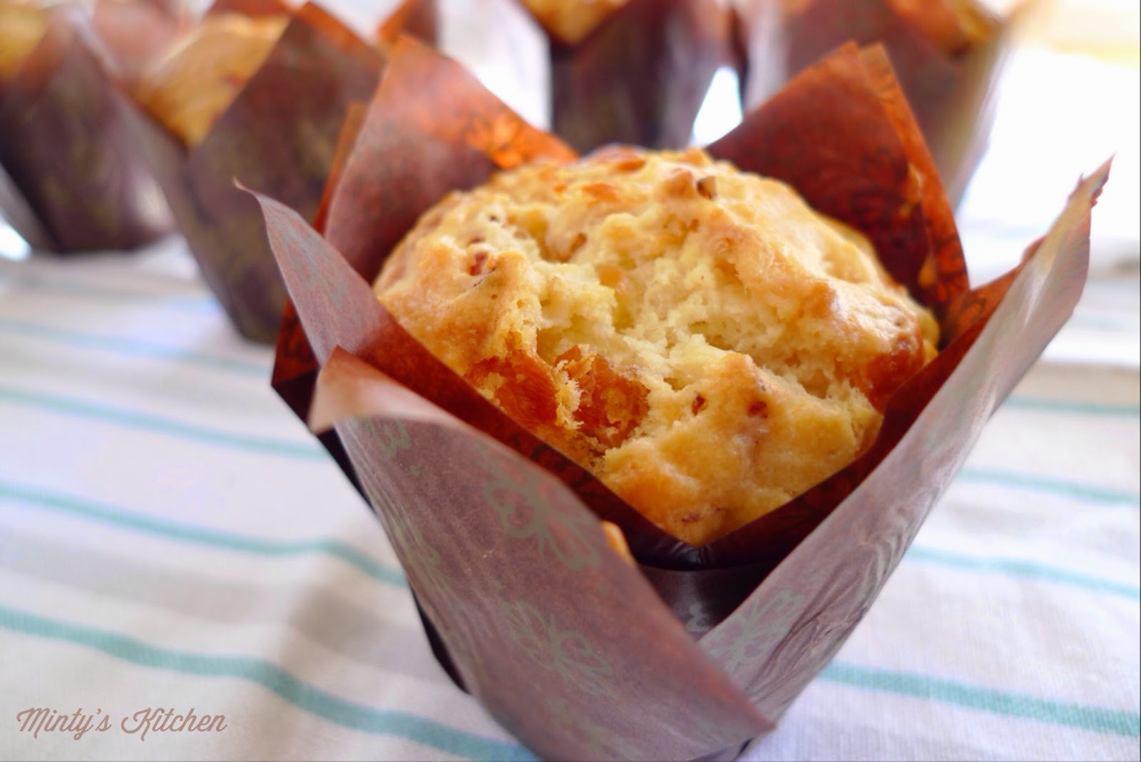 Minty's Kitchen Savoury Bacon & Cheese Muffins