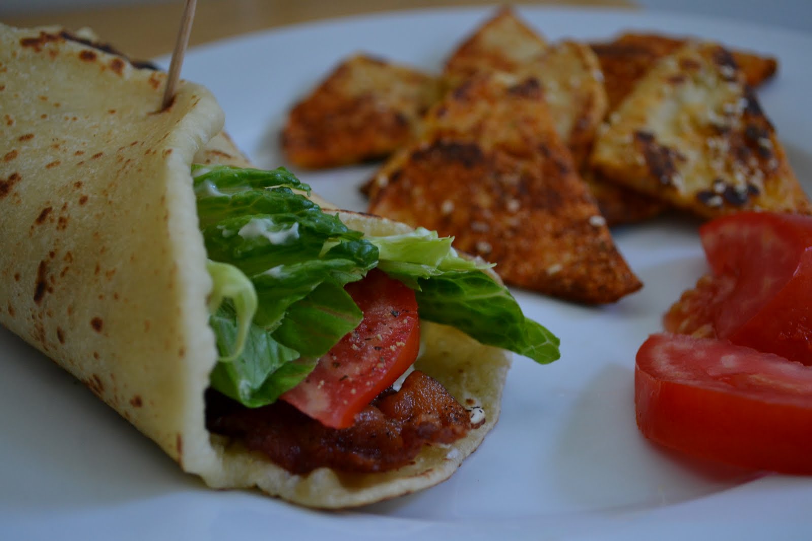 Things That Make You Go Mmmmmm Olga's Pita Bread BLTs and Snackers