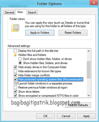 Show and Uncheck Show and Uncheck