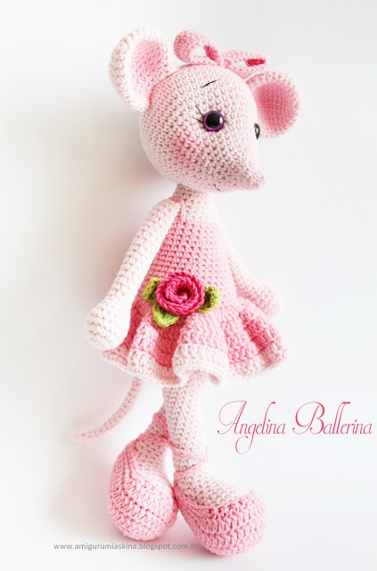 Yine Bir Amigurumi Angelina Ballerina - Knitting, Crochet ...