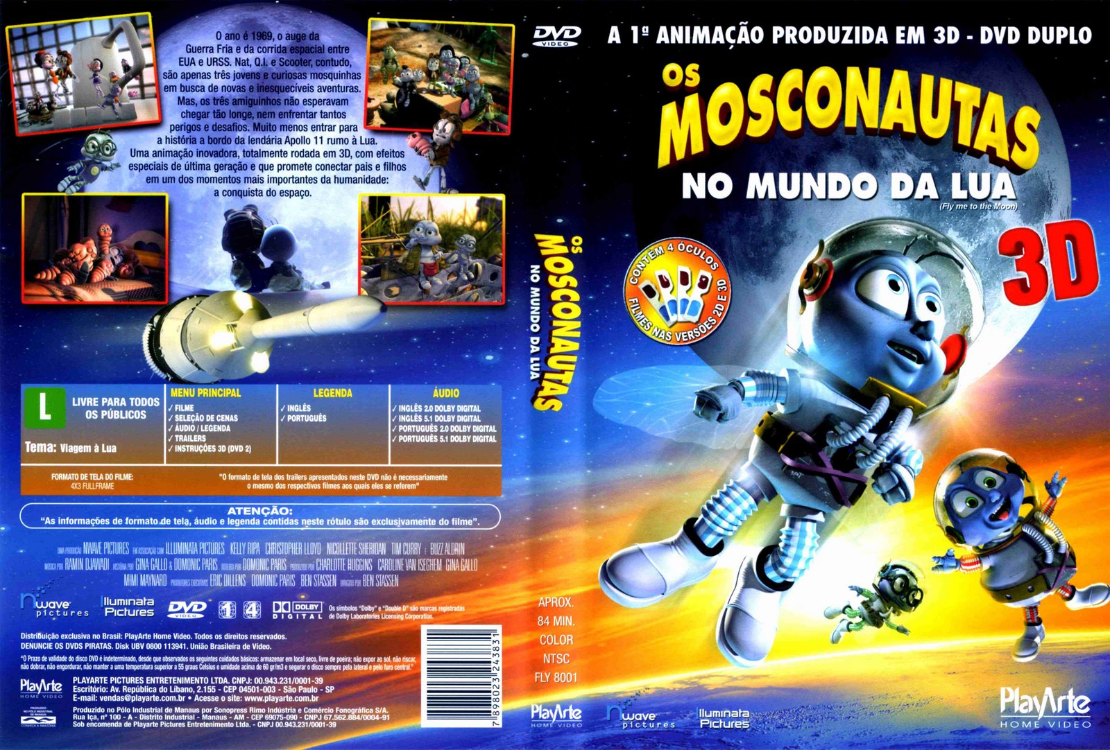 MAXIMUSS CAPAS OS MOSCONAUTAS NO MUNDO DA LUA (FLY ME TO THE MOON)
